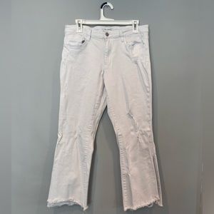 Flying Monkey white denim jeans with flare